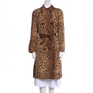 Dolce & Gabbana Leopard print Trench Coat